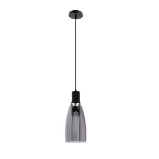 CANDELLUX 31-26927 Udin big lampa wisząca czarny 1x15W GU10 klosz szary