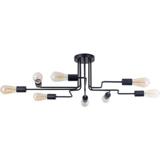 MAYTONI T532CL-08B Loft Gilbert Ceiling Lamp Black