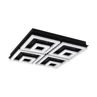 EGLO 99328 LAMPA FRADELO 1 OPRAWA SUFITOWA LED-DL 520X520 SCHWARZ/KRISTALLFRADELO1