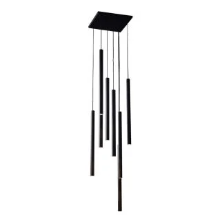 ANTIGO Lampa wisząca Yabu 8 - Czarna (700 mm) 5530