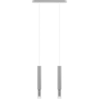 HELLUX 8620209 Lampa wisząca Madera2 klosz 2 pł biały