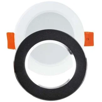POLUX 321176 Oprawa podtynkowa LED ZOE CZARNA 4000K