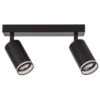 POLUX 322333 Lampa ścienno-sufitowa PARIS 2 GU10 Czarna