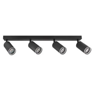 POLUX 322357 Lampa ścienno-sufitowa PARIS 4 GU10 Czarna