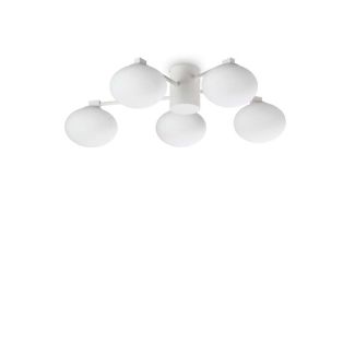 IDEAL LUX 322698 HERMES PL5 D60 BIANCO LAMPA SUFITOWA biały