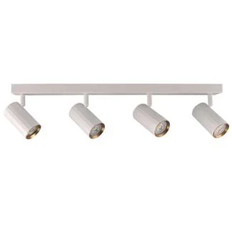 POLUX 323507 Lampa ścienno-sufitowa NICEA 4 biało-złota GU10