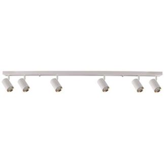 POLUX 323514 Lampa ścienno-sufitowa NICEA 6 biało-złota GU10