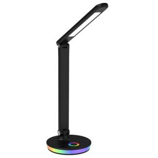 POLUX 325044 Lampa biurkowa LED NEPTUN czarna 4000K+RGB