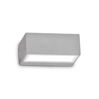 IDEAL LUX 326979 TWIN AP1 GRIGIO KINKIET szary zewnętrzny