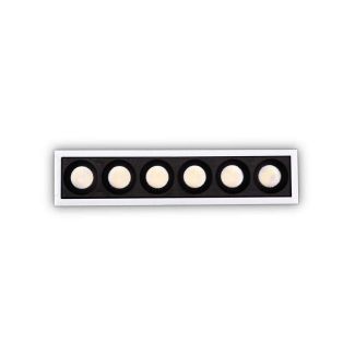 IDEAL LUX 327518 LIKA FI SLIM 20W 3000K WH OPRAWA WPUSZCZANA biały