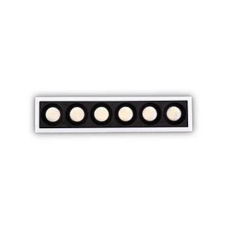 IDEAL LUX 327518 LIKA FI SLIM 20W 3000K WH OPRAWA WPUSZCZANA biały