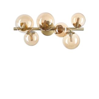 IDEAL LUX 327822 PERLAGE PL6 AMBRA LAMPA SUFITOWA bursztynowy
