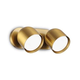IDEAL LUX 327921 DODO AP2 OTTONE KINKIET mosiądz