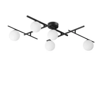 IDEAL LUX 328218 ATLAS PL5 NERO LAMPA SUFITOWA czarny