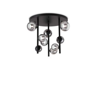 IDEAL LUX 328416 PERLAGE PL9 FUME' LAMPA SUFITOWA dymiony