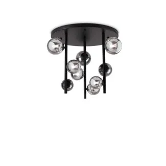 IDEAL LUX 328416 PERLAGE PL9 FUME' LAMPA SUFITOWA dymiony
