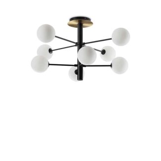 IDEAL LUX 328485 COSMOPOLITAN PL8 LAMPA SUFITOWA czarny
