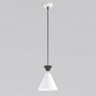 EMIBIG 1743/1 KLEVER 1 WHITE BLACK Lampa wisząca