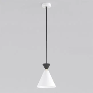 EMIBIG 1743/1 KLEVER 1 WHITE BLACK Lampa wisząca