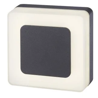 AZZARDO AZ4462 ENOK SQUARE WALL 4000K BK TECHNICAL WALL BLACK