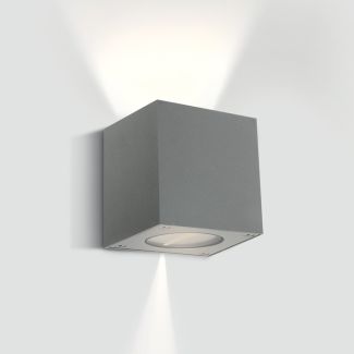 WYPRZEDAŻ ONE LIGHT 67354/G/W Nisida szary kinkiet LED 3000K 2x3W IP54