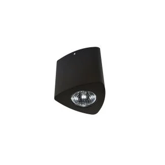AZZARDO AZ1111 DARIO 1 BLACK TECHNICAL EXPOSED DOWNLIGHT BLACK