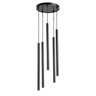 SIGMA 33625 Sopel 5 koło lampa wisząca czarny