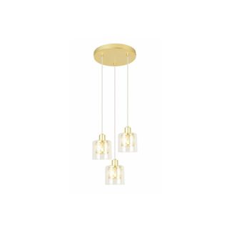 REALITY 338803-36 Elmo lampa wisząca 3 płomienna zota