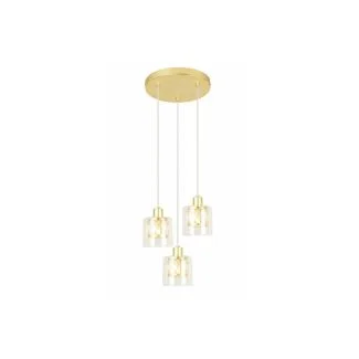 REALITY 338803-36 Elmo lampa wisząca 3 płomienna zota