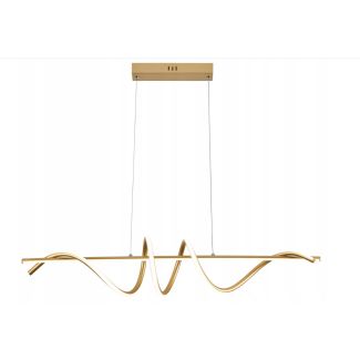 Reality 339701-09 Serpent - lampa wisząca LED złoty malowany