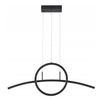 Reality 339801-30 Evora - lampa wisząsza LED czarny mat