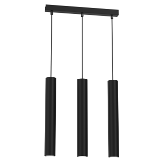 MILAGRO MLP8792 Lampa wisząca HUDSON BLACK 3xGU10