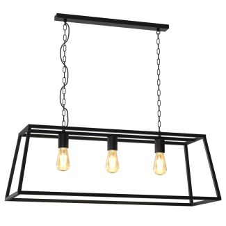 LUMINEX 6518 oprawa sufitowa Frame żyrandol czarny