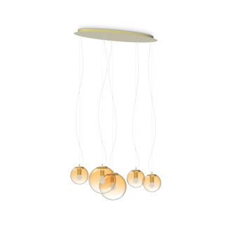 IDEAL LUX 346588 MAPA CLEAR lampa wisząca