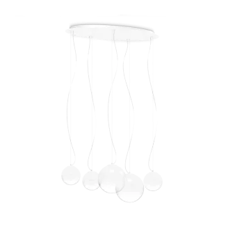 IDEAL LUX 346632 MAPA CLEAR lampa wisząca