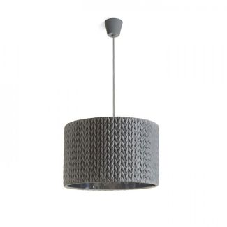 RENDL R13275 AINO 40 wisząca szara chrom 230V E27 28W