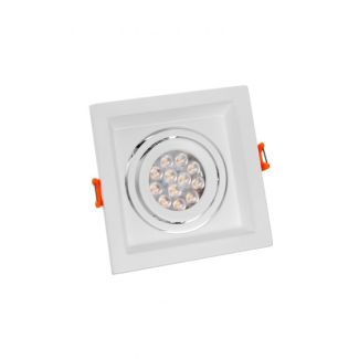 SPECTRUMLED SLIP002005 Oczko sufitowe MDD MINI UNO GU10 X 1 GU10 250V IP20 110x110x40mm BIAŁY