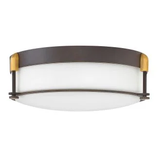 ELSTEAD Colbin HK-COLBIN-F-M-OZ Medium Flush Mount - Oil Rubbed Bronze