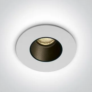 ONE LIGHT 10102H/W/W Drios wpust COB LED biały IP65 3000K 2W dark light