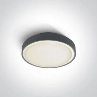 ONE LIGHT 67280N/AN/W Poka plafon antracyt LED 3000K 16W IP65
