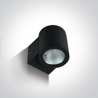 ONE LIGHT 67138E/B/W Mavrogeia czarny zewnętrzny cylinder ścienny 3000K 6W IP54