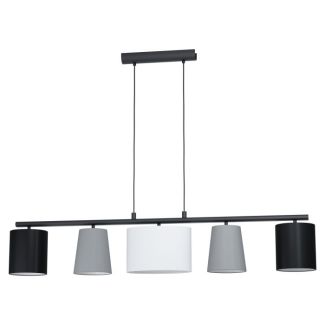 EGLO 98588 LAMPA ALMEIDA 1 OPRAWA WISZĄCA HL/5 SCHWARZ/GRAU/WEISS ALMEIDA 1