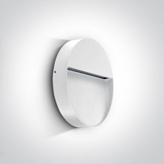 ONE LIGHT 67360/W/W Platonas 2 biały kinkiet LED 3000K 9W IP54