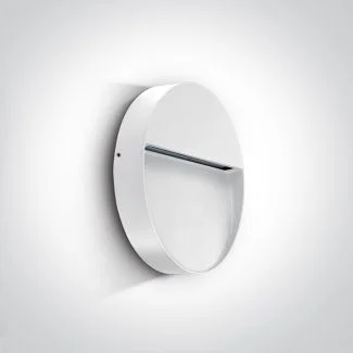 ONE LIGHT 67360/W/W Platonas 2 biały kinkiet LED 3000K 9W IP54