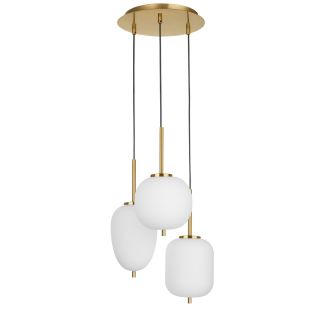 Luces Exclusivas PILAR LE41761 LAMPA WISZĄCA biały,mosiądz