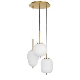 Luces Exclusivas PILAR LE41761 LAMPA WISZĄCA biały,mosiądz