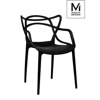 Modesto Design C1034.BLACK MODESTO krzesło HILO czarne - polipropylen