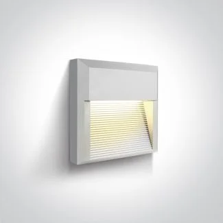 ONE LIGHT 67430A/W/W Mavra biały kinkiet LED 3000K 8W IP65