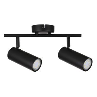 CANDELLUX 92-01665 COLLY LAMPA SUFITOWA CZARNY 2X15W GU10 KLOSZ CZARNY