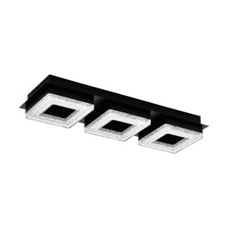 EGLO 99325 LAMPA FRADELO 1 OPRAWA ŚCIENNA / SUFITOWA LED-WL/DL/3 SCHWARZ/KRISTALL FRADELO 1